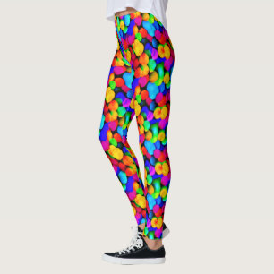 Colourful pattern leggings