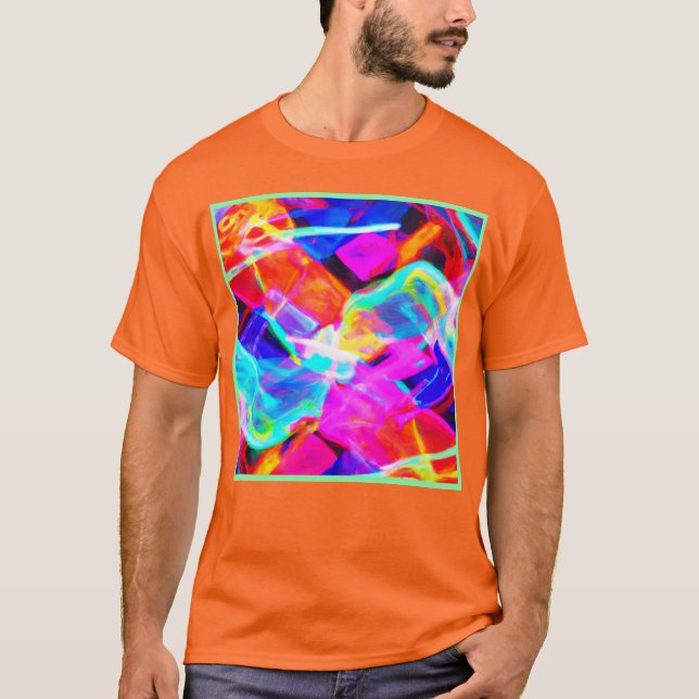 Colourful Pattern Magic T-Shirt (Front)