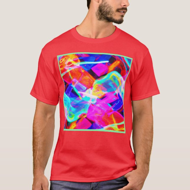 Colourful Pattern Magic T-Shirt (Front)