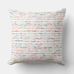 Colourful pattern modern minimal cushion