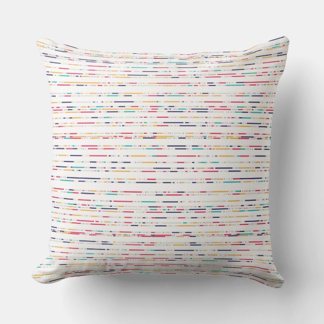 Colourful pattern modern minimal cushion (Front)