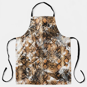 Colourful Pattern Study, Leopard, Zebra, Camouflag Apron