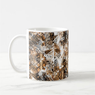 Colourful Pattern Study, Leopard, Zebra, Camouflag Coffee Mug