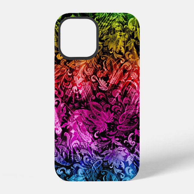 Colourful Pattern Study, Leopard, Zebra, Camouflag iPhone Case (Back)