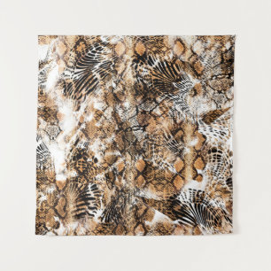 Colourful Pattern Study, Leopard, Zebra, Camouflag Tapestry