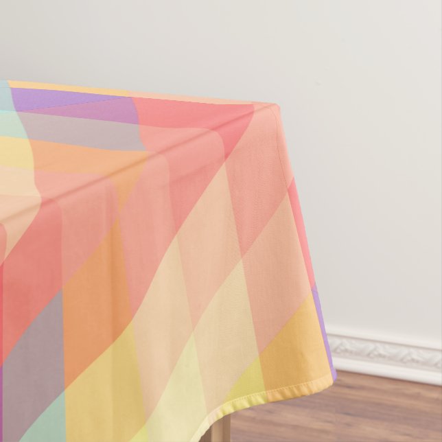 Colourful pattern tablecloth (In Situ)