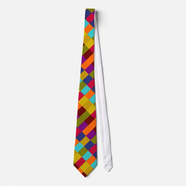 Colourful Pattern Tie (Front)