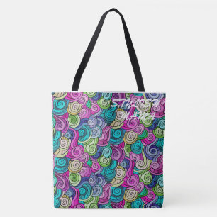 Colourful Pattern  Tote Bag