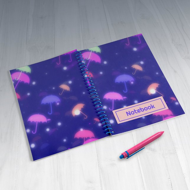 Colourful pattern umbrella Notebook (Colorful pattern umbrella Notebook
)