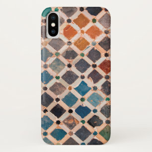 colourful patterned tiles iPhone x case