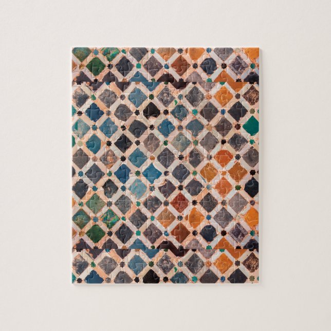 colourful patterned tiles jigsaw puzzle (Vertical)