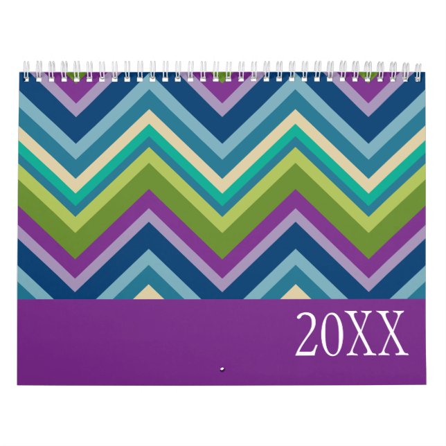 Colourful Patterns and Funky Designs Calendar (Cover)