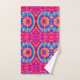 Colourful Patterns Tie-dye bohemian Hand Towel