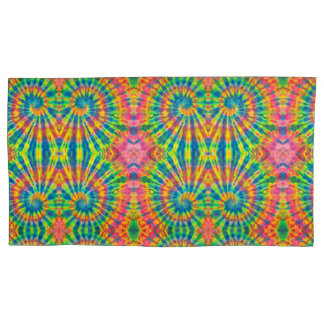 Colourful Patterns Tie-dye Hippie Pillowcase