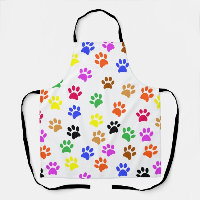 Colourful Paws Apron (Front)