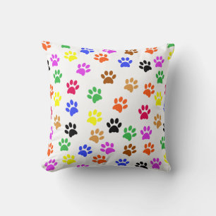 Colourful Paws Cushion