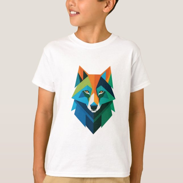 "Colourful Paws Kids' Dog Tee (Front)