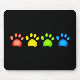 Colourful Paws Mouse Mat