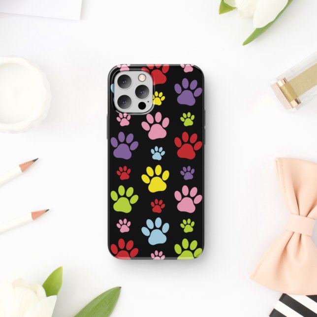 Colourful Paws, Paw Pattern, Paw Prints, Dog Paws (Creator Uploaded)