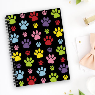 Colourful Paws, Paw Pattern, Paw Prints, Dog Paws Planner