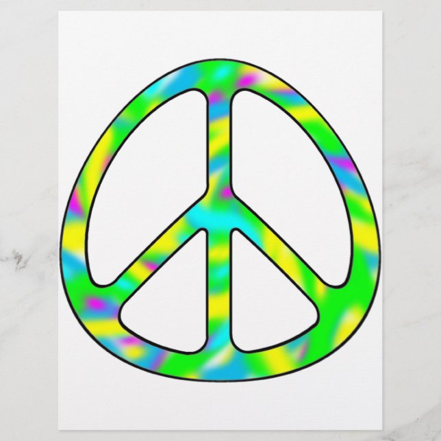 colourful peace sign (Front)