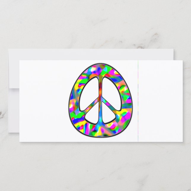 colourful peace sign (Front)