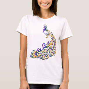 Colourful Peacock T-Shirt