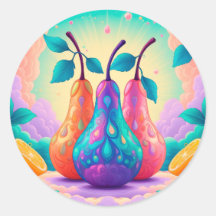 Colourful pear