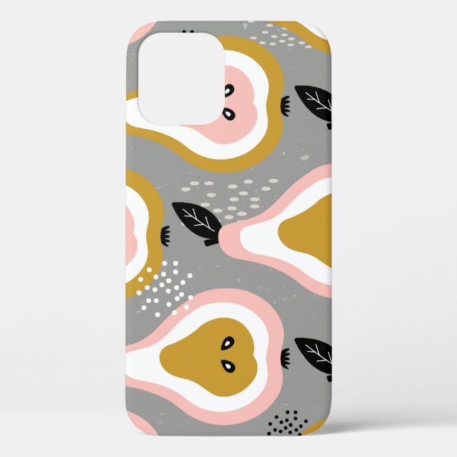 Colourful pears, vintage pattern. Case-Mate iPhone case (Back)