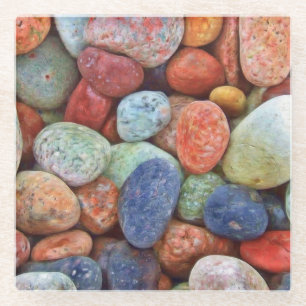 Colourful Pebbles - Coaster