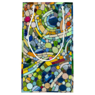 Colourful Pebbles Mosaic Art Small Gift Bag