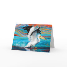colourful pelican 26 card