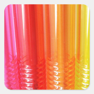 Colourful Pen Square Sticker