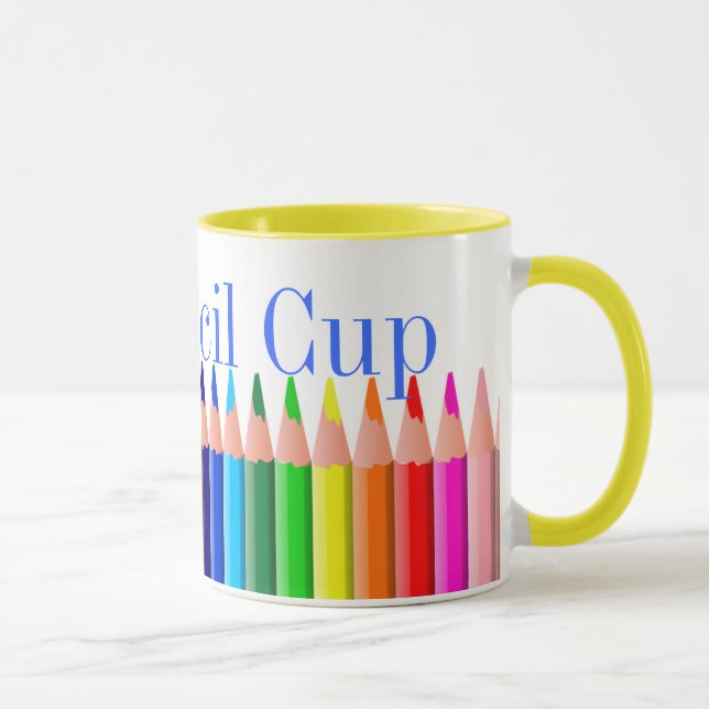 Colourful Pencil Mug (Right)