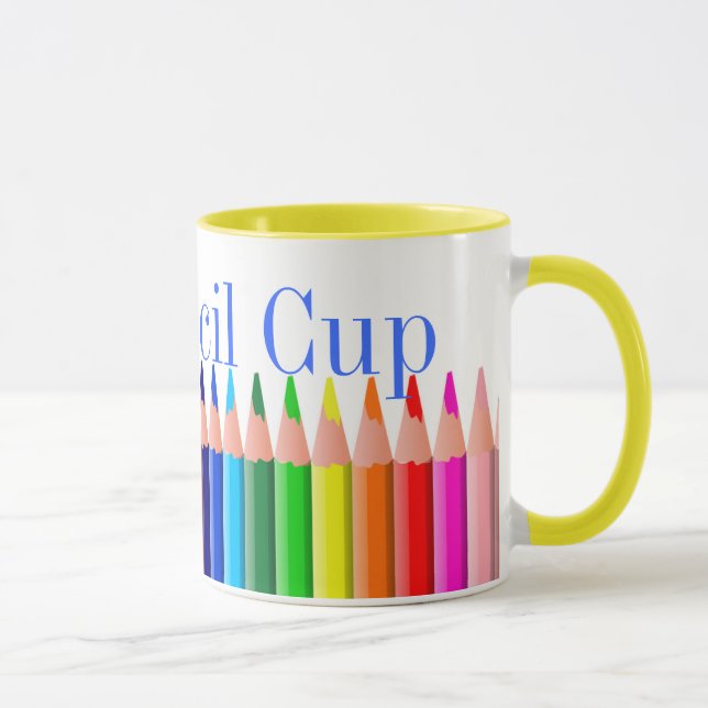 Colourful Pencil Mug (Right)