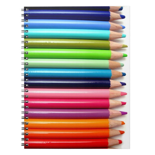 Colourful pencils notebook (Front)