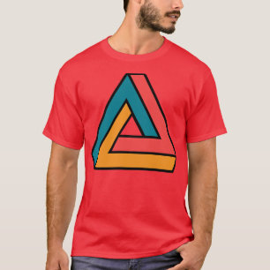 Colourful Penrose Triangle T-Shirt