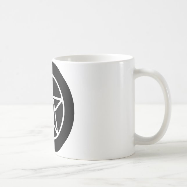 Colourful Pentagrams Coffee Mug (Right)