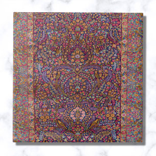 Colourful Persian Rug Pattern Tile