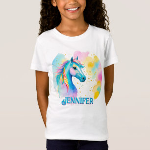 Colourful Personaized Spirit Pony 10 Kid's T-Shirt