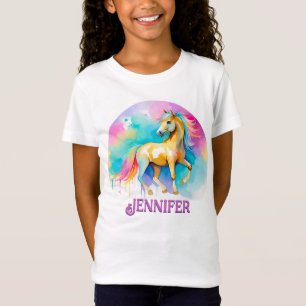 Colourful Personaized Spirit Pony 13 Kid's T-Shirt
