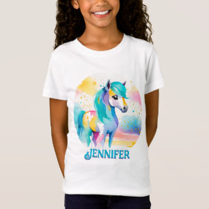 Colourful Personaized Spirit Pony 6 Kid's T-Shirt