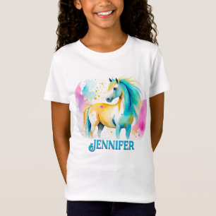 Colourful Personaized Spirit Pony 9 Kid's T-Shirt