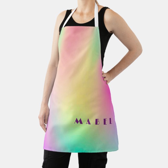 Colourful Personal Tie Dye  Apron (Insitu)