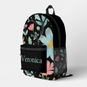 Colourful personalised backpack, kids cute printed backpack