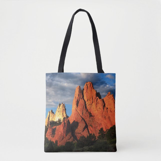 Colourful Personalised, Garden of Gods Tote Bag (Front)