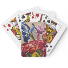 Colourful personalised playing cards
