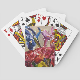 Colourful personalised playing cards