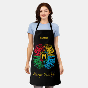 Colourful Personalised Turkey Apron