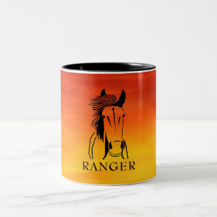 Colourful Personalizable Artistic Horse Mug